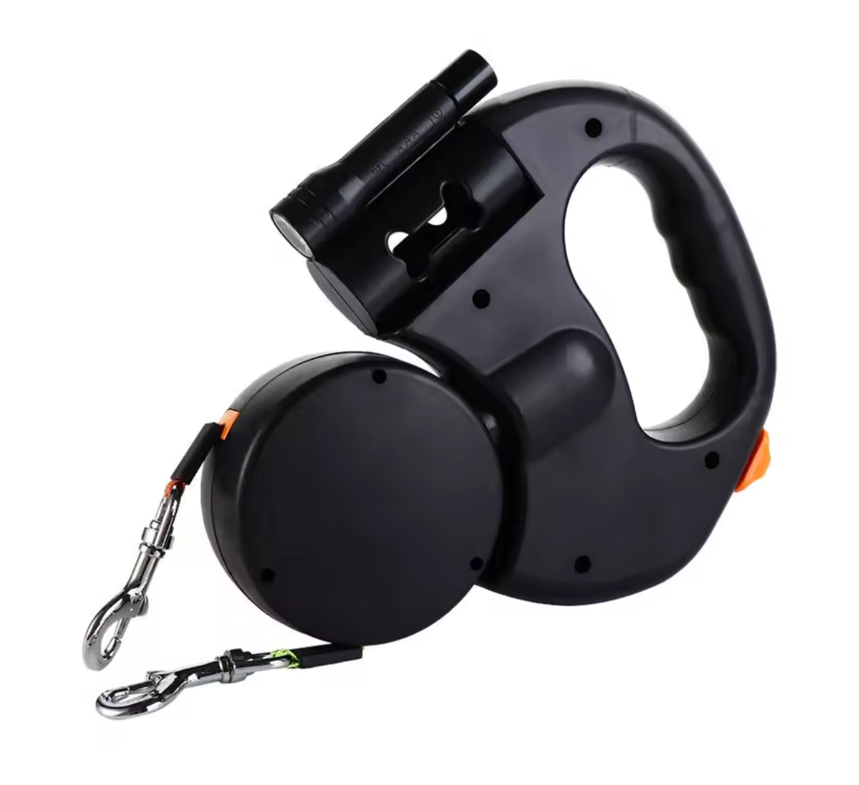 Dual Anti-Tangle Retractable Dog Leash