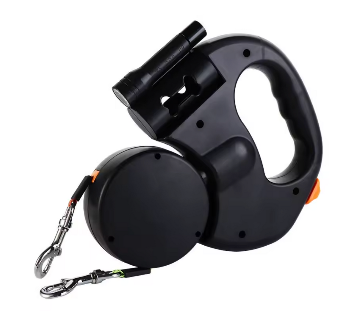 Dual Anti-Tangle Retractable Dog Leash