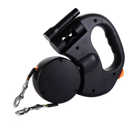 Dual Anti-Tangle Retractable Dog Leash