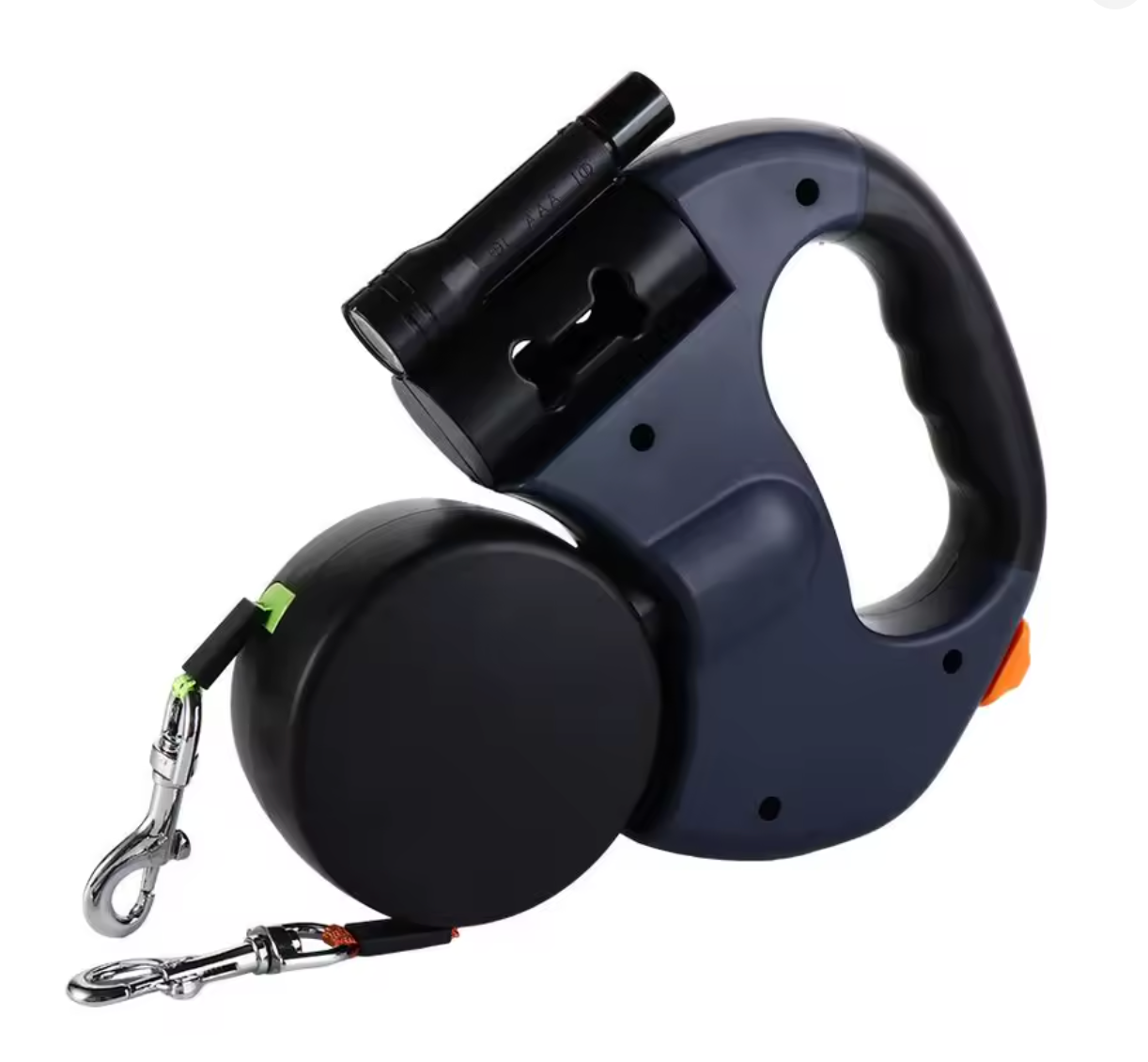 Dual Anti-Tangle Retractable Dog Leash