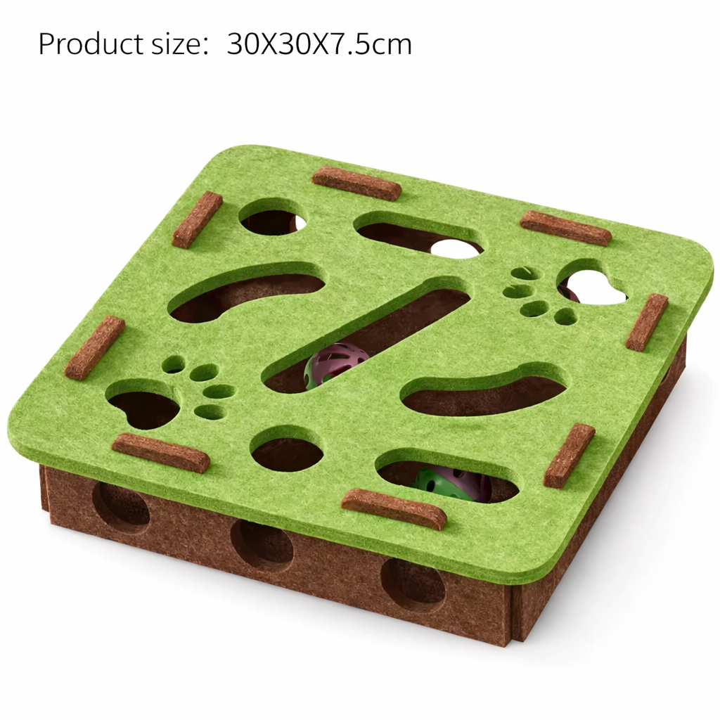 Mental Stimulation Puzzle Toy for Indoor Cats 🧠