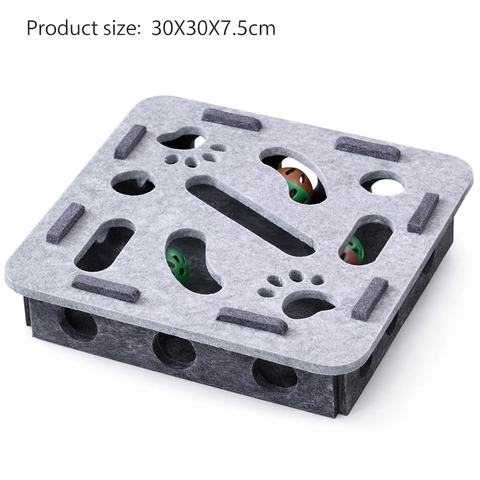 Mental Stimulation Puzzle Toy for Indoor Cats 🧠