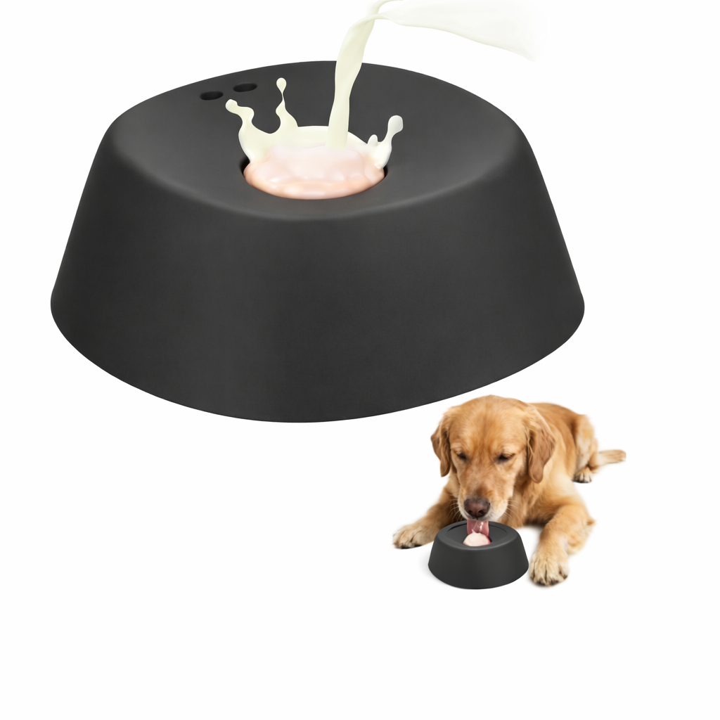 Dog Lick Slow Feeder Bowl – Anti-Slip, 180 ml